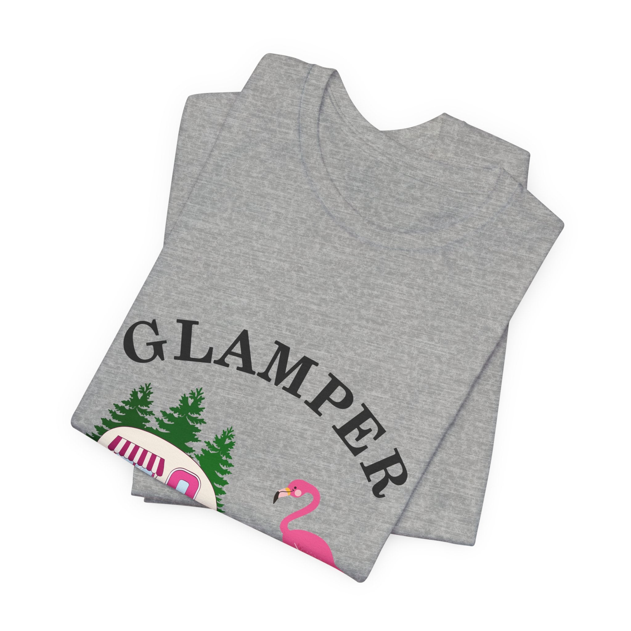 GLAMPER I Camp With Style T-Shirt | Glamping Lover Gift