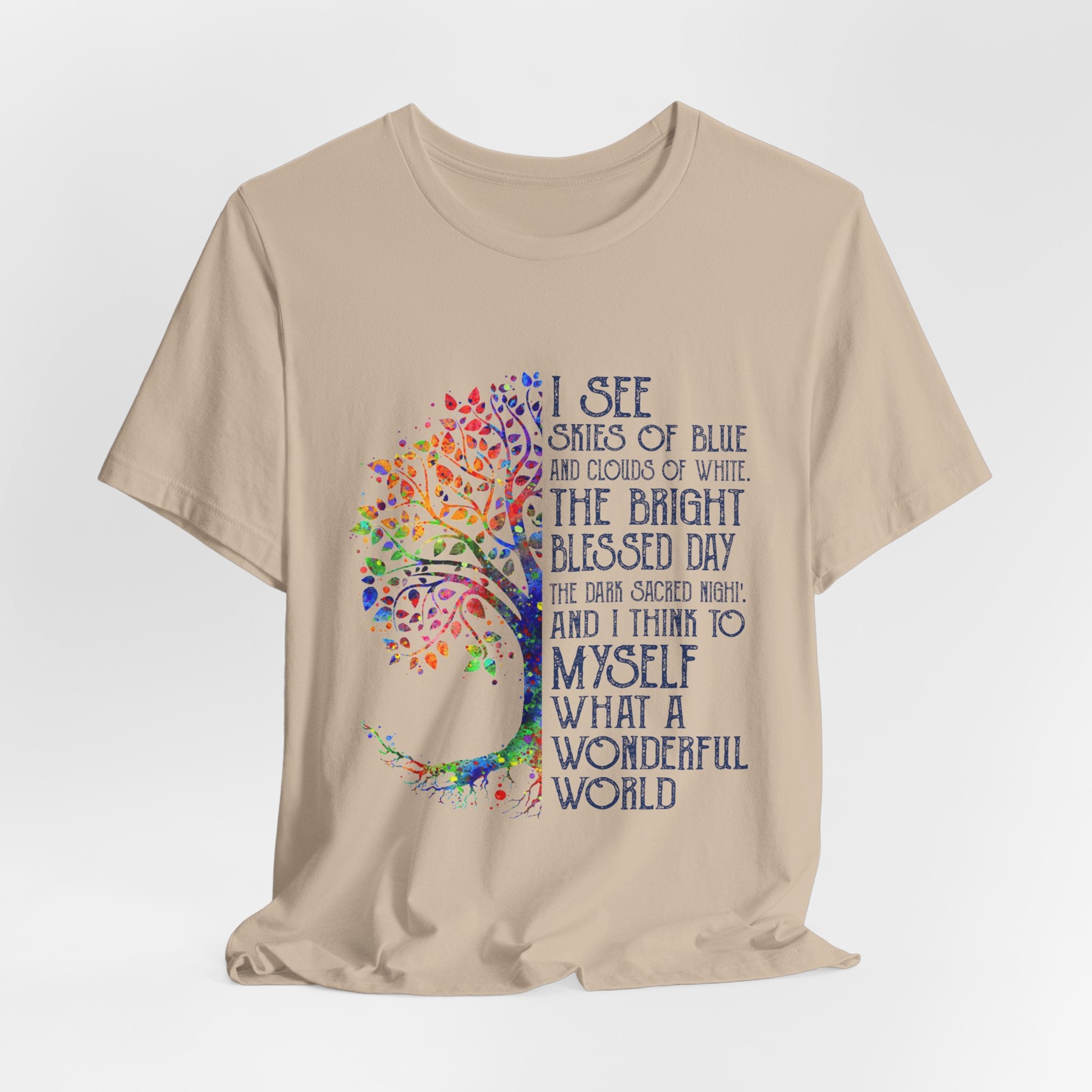 What a Wonderful World T-Shirt | Hippie Soul Gift