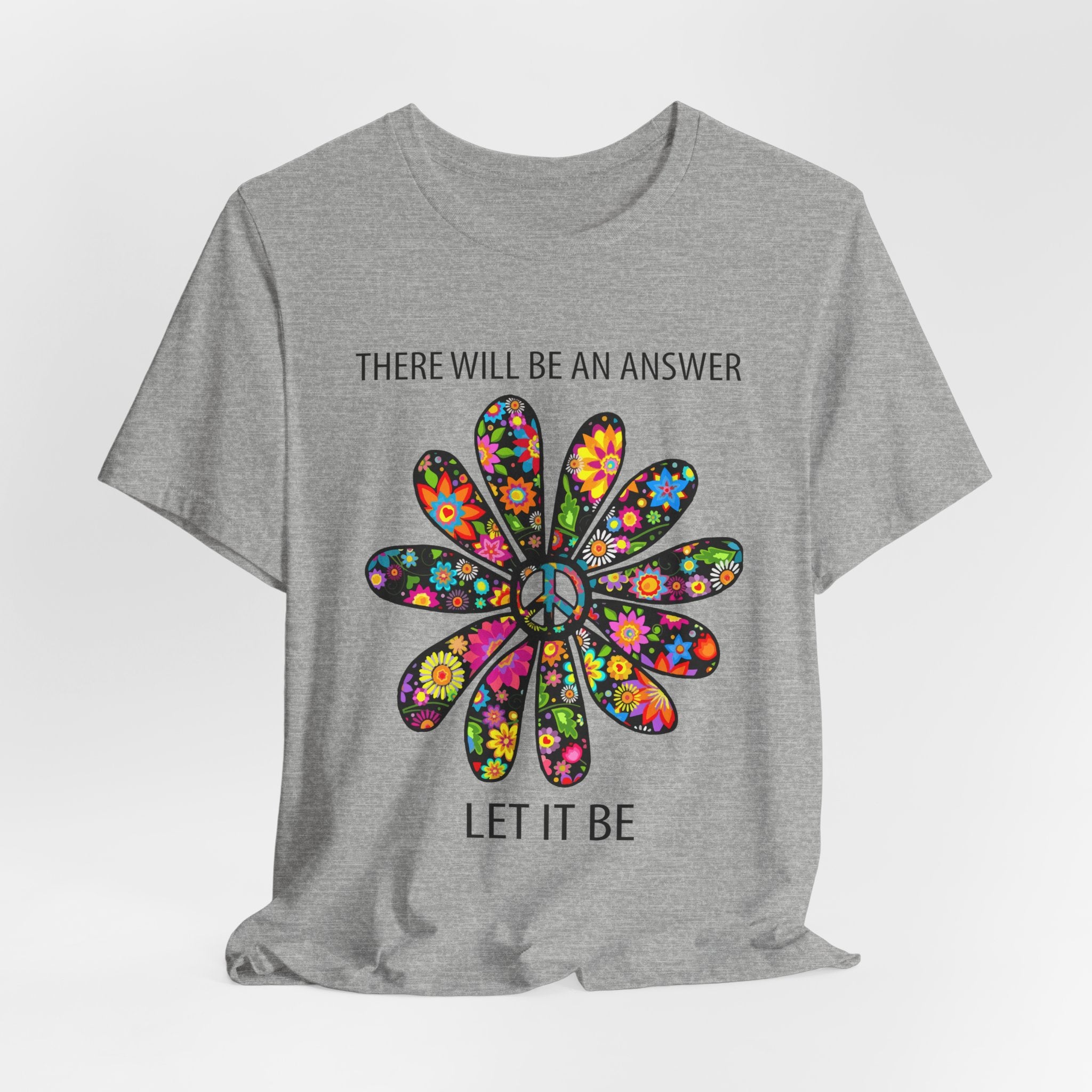 "Let It Be" Peace Flower T-Shirt | Hippie Soul Gift