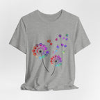 Paw Print Dandelion T-Shirt | Dog Lover Gift for Fur Parents