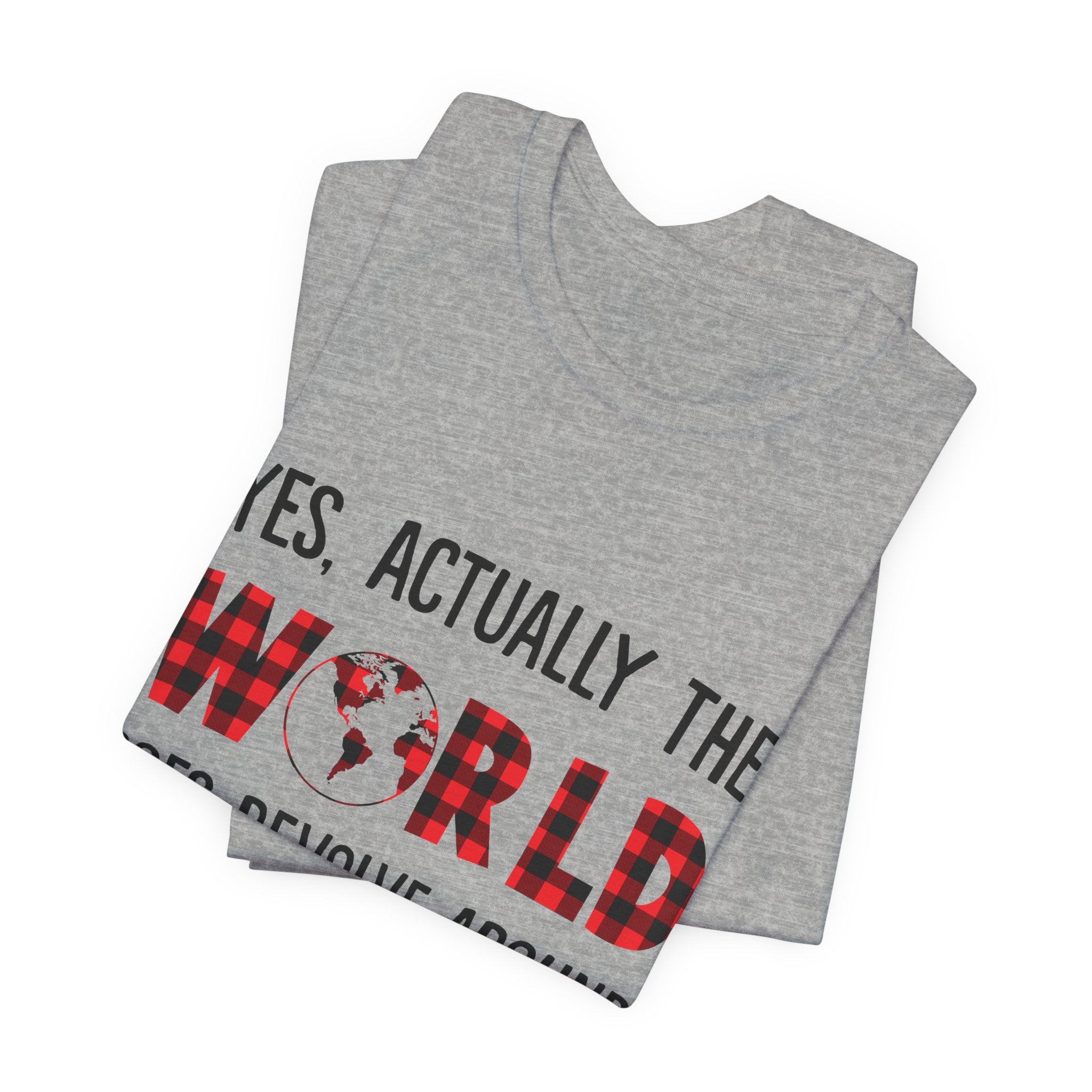 World Revolves Around My Dogs T-Shirt | Dog Lover Gift
