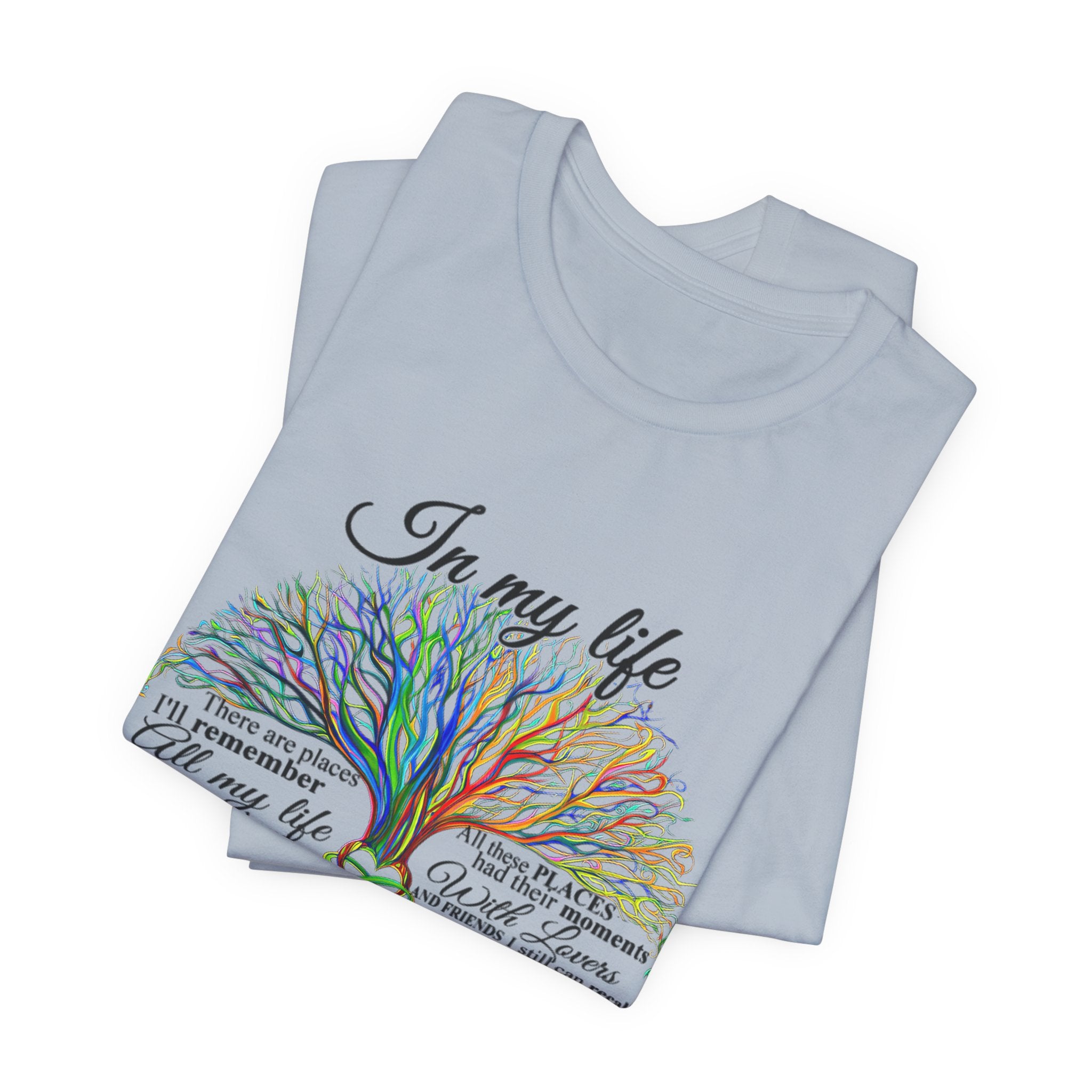 In My Life Lyrics Tree T-Shirt | Hippie Soul Gift