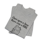 Girl Who Loved Cats & Tattoos T-Shirt | Cat Lover Gift