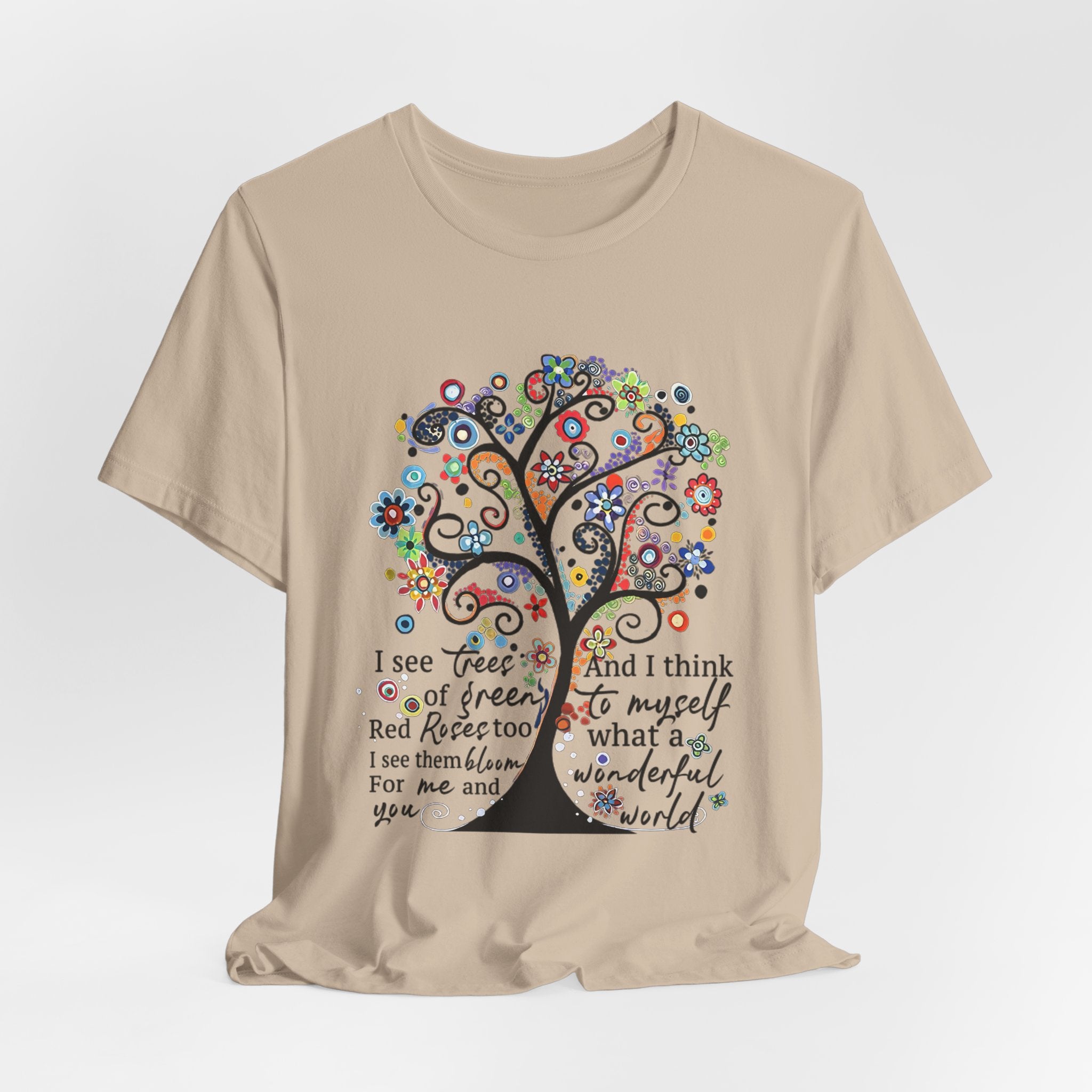 What a Wonderful World T-Shirt | Hippie Soul Gift