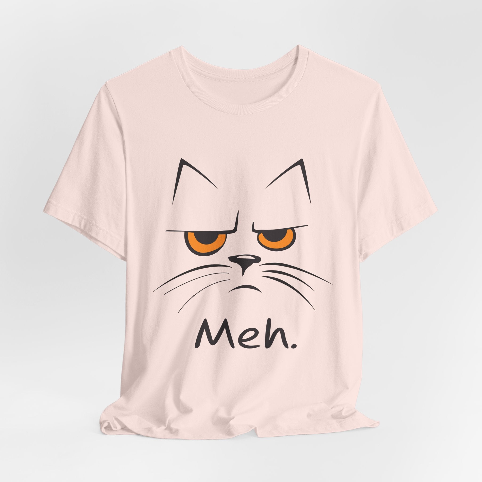 Meh. Grumpy Cat T-Shirt | Relatable Cat Lover Gift