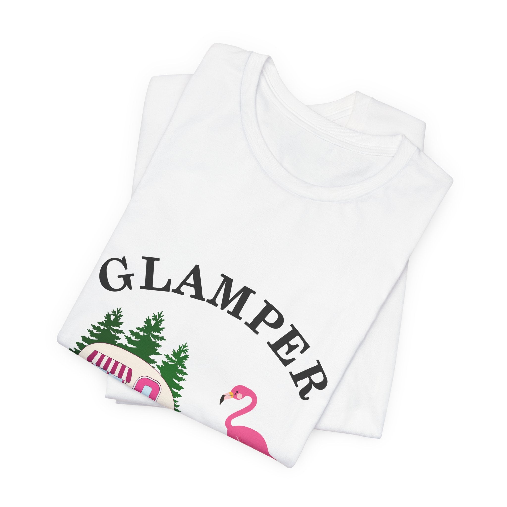GLAMPER I Camp With Style T-Shirt | Glamping Lover Gift