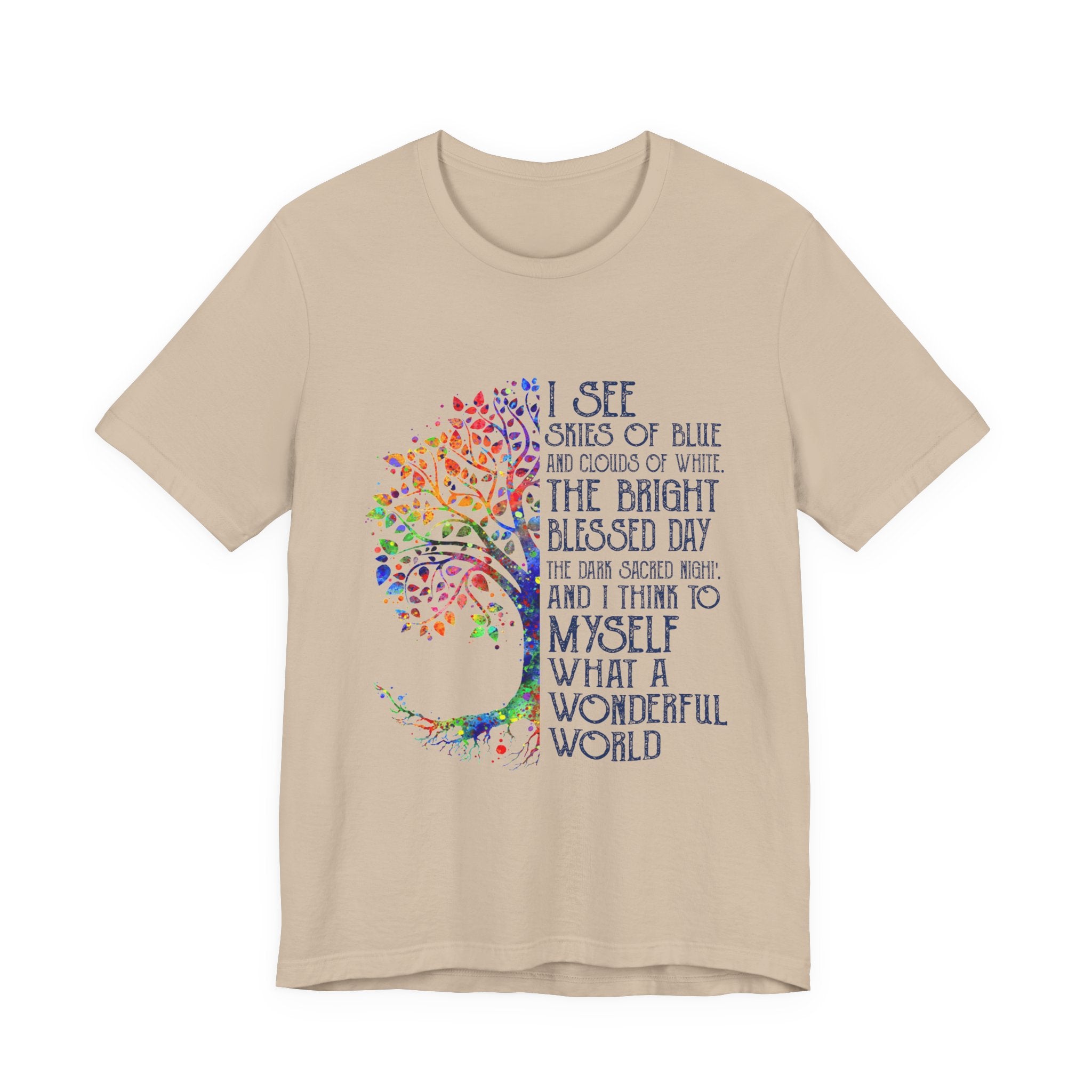 What a Wonderful World T-Shirt | Hippie Soul Gift