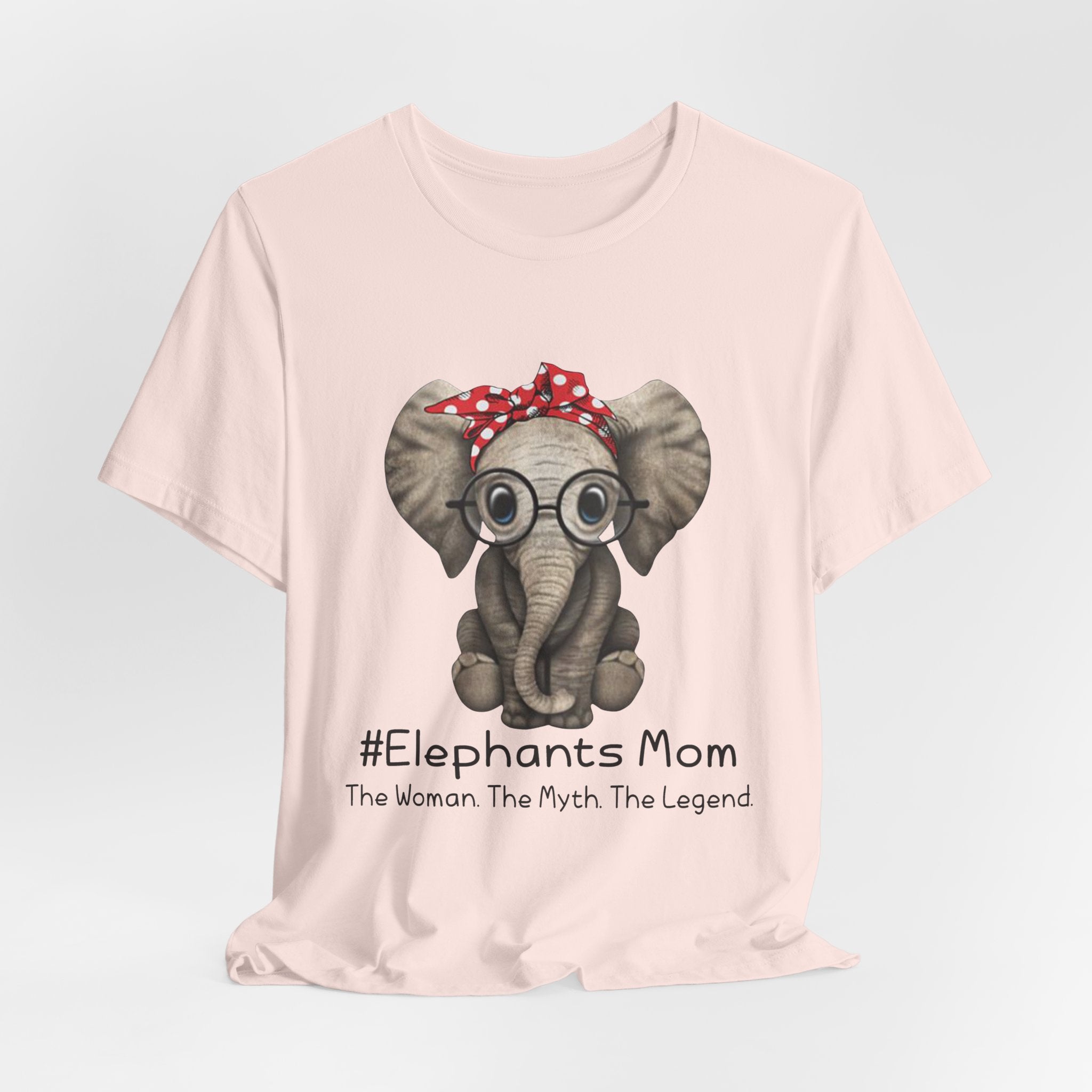 Elephants Mom The Legend T-Shirt | Elephant Lover Gift for Women