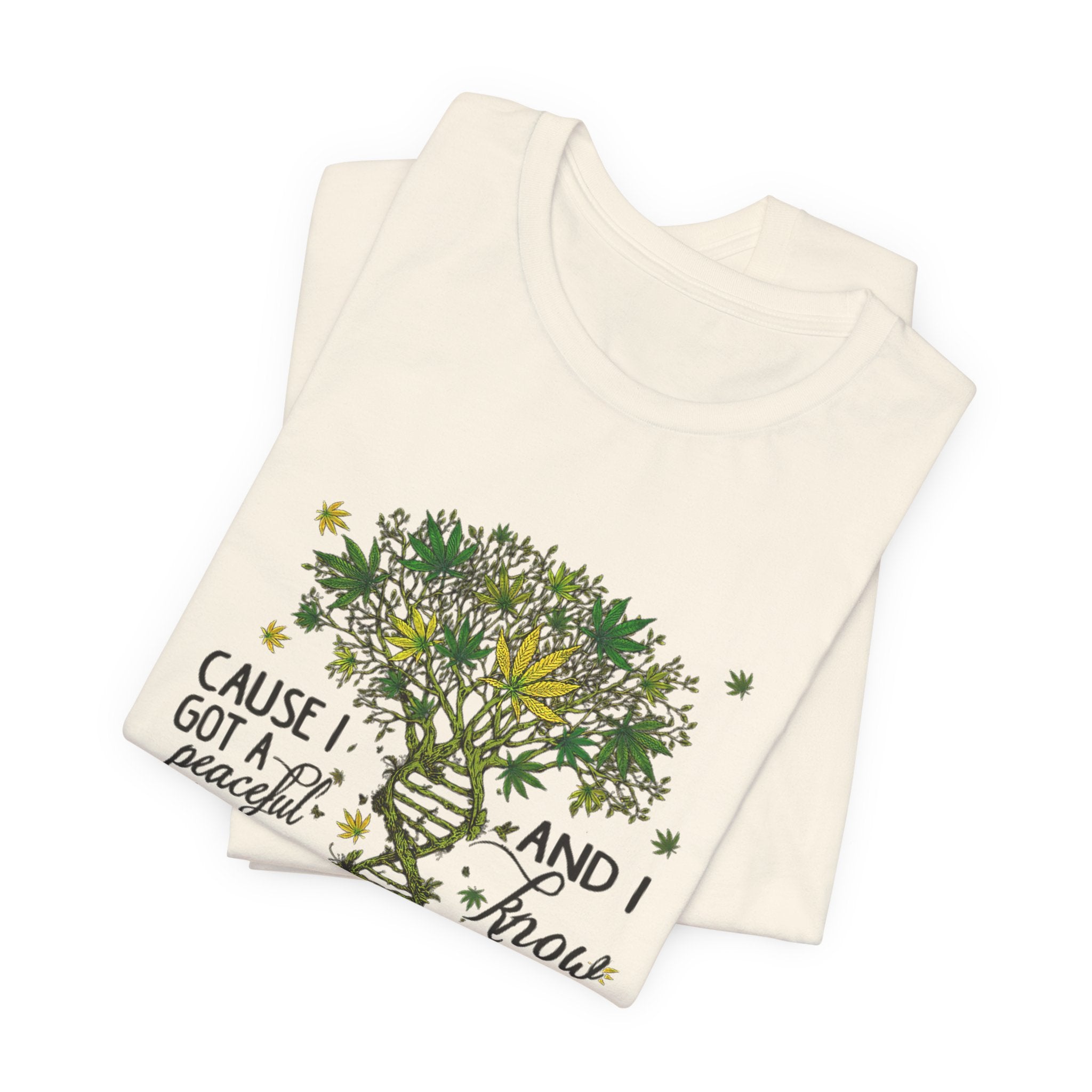 Peaceful Easy Feeling T-Shirt | Hippie Soul Cannabis DNA Gift