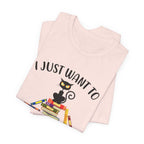 I Just Want To Read Books T-Shirt | Cat Lover Gift