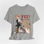 YES I Am The Crazy Cat Lady T-Shirt | Cat Mom Gift Idea