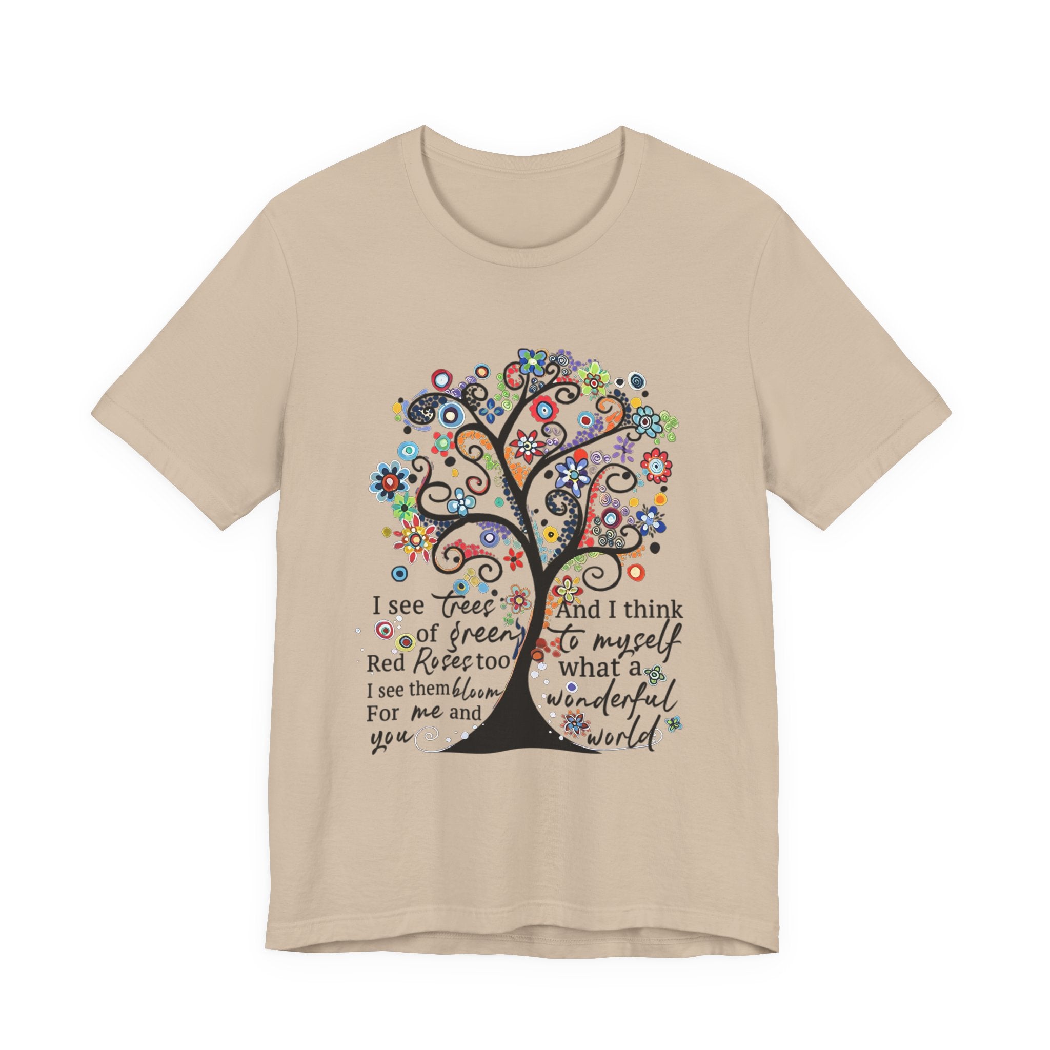 What a Wonderful World T-Shirt | Hippie Soul Gift