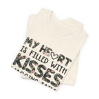 My Heart Filled With Kisses Wagging Tails T-Shirt | Dog Lover Gift