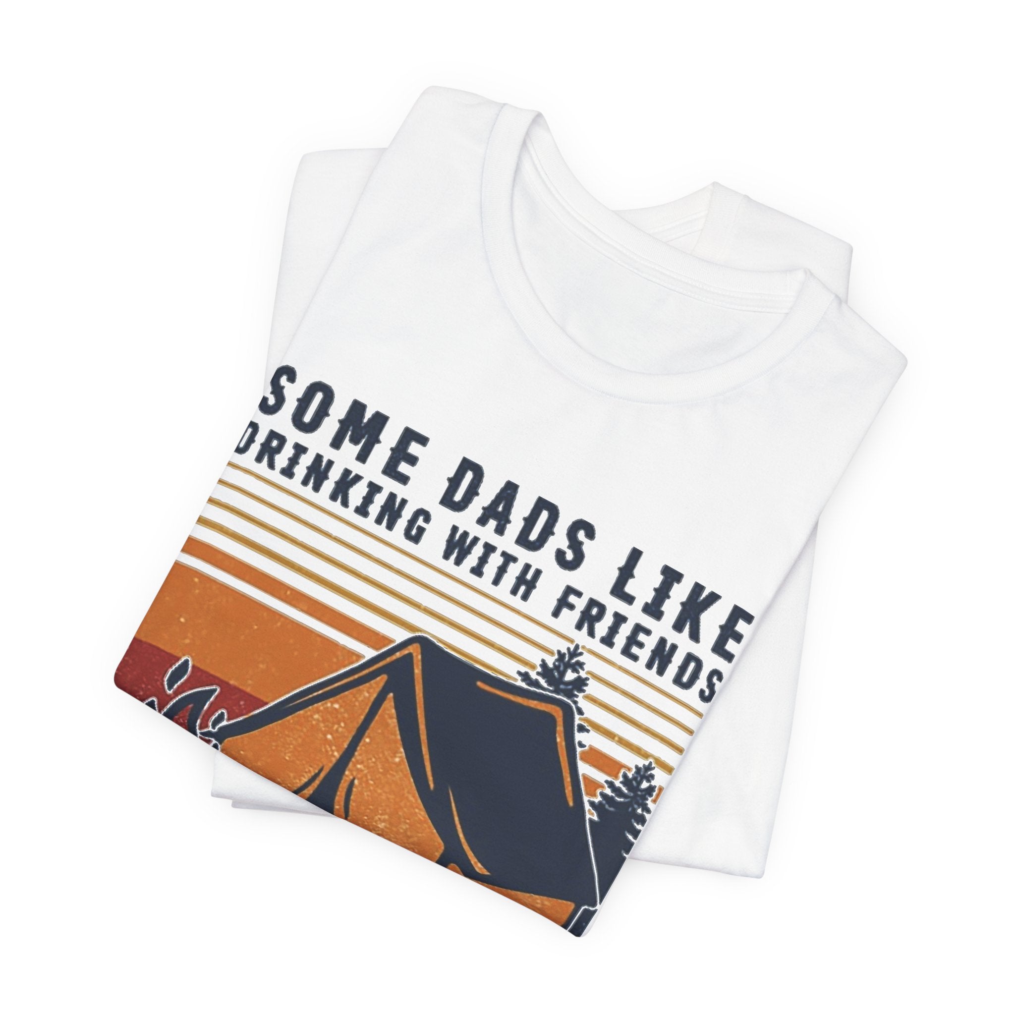 Great Dads Go Camping With Daughters T-Shirt | Camping Dad Gift