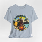 "I HATE PEOPLE" Bear Camping T-Shirt | Solitude Seeker Gift