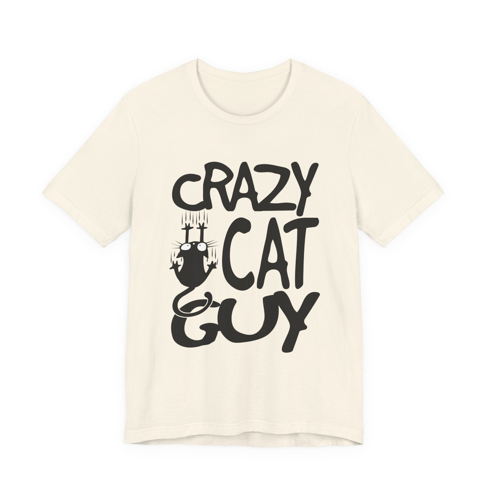 Crazy Cat Guy T-Shirt | Funny Cat Dad Gift