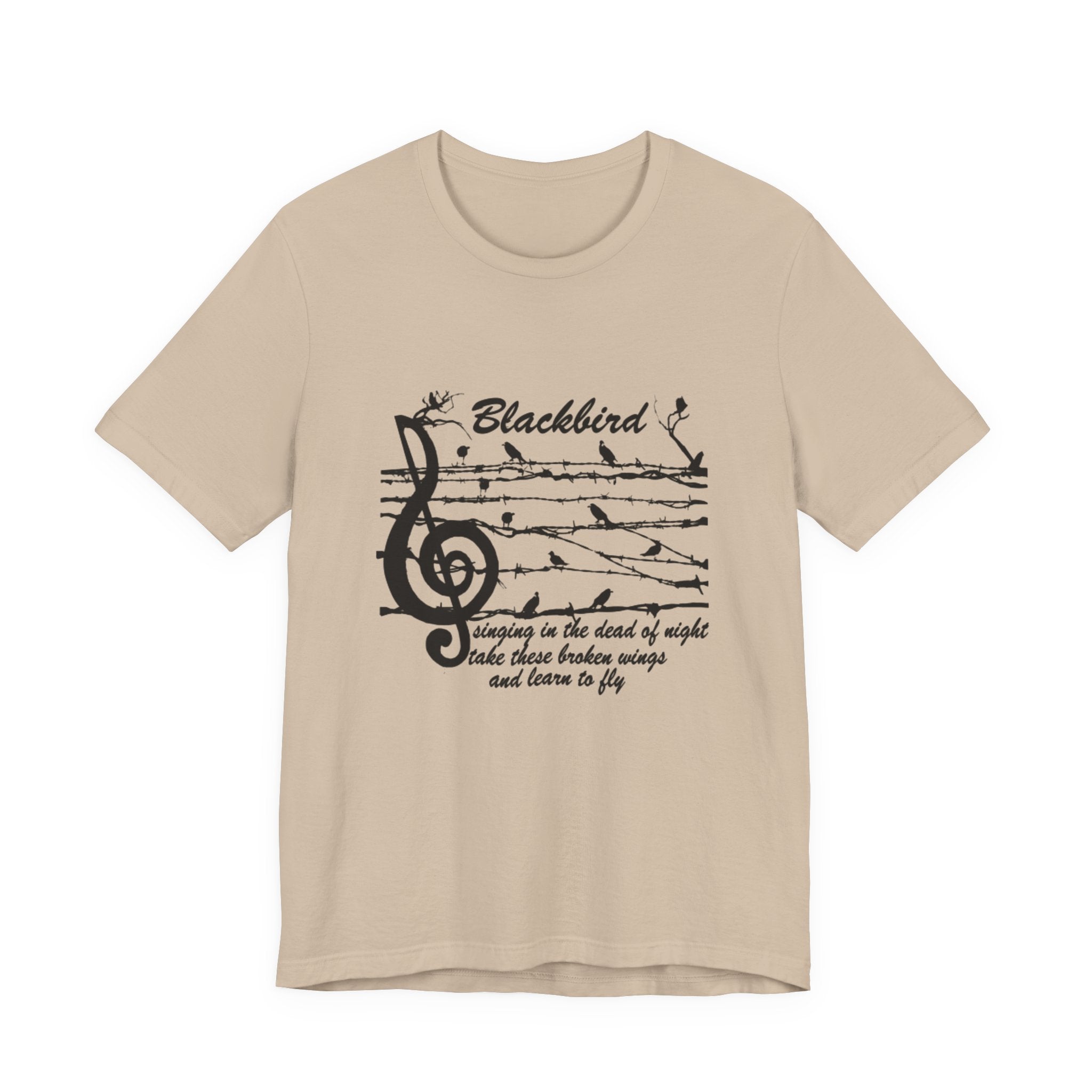Blackbird Learn to Fly T-Shirt | Free Spirit Gift