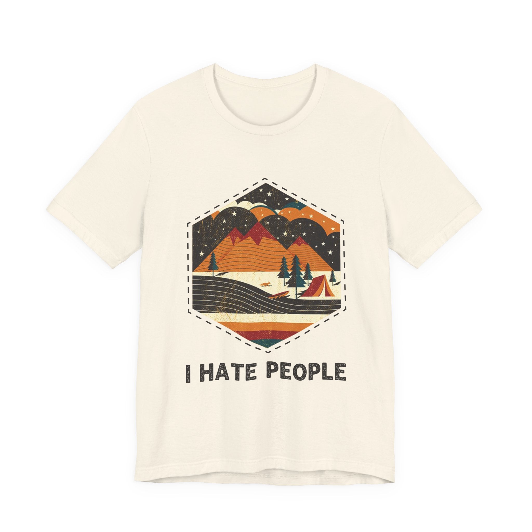 I Hate People T-Shirt | Introverted Camper Gift