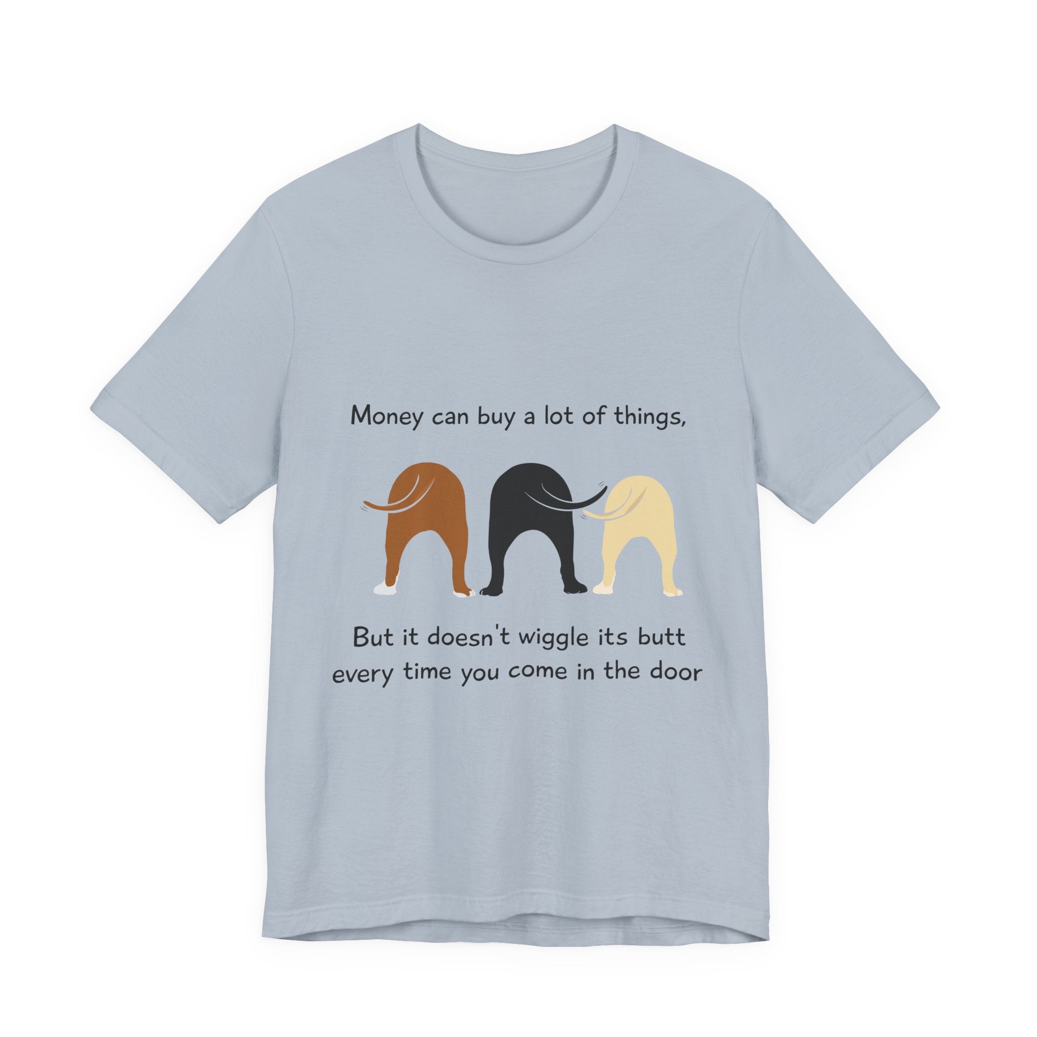 Wiggle Butt Dog Greeting T-Shirt | Dog Lover Gift