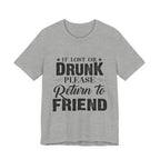 Lost Or Drunk Camping Tee | Campfire Party Gift