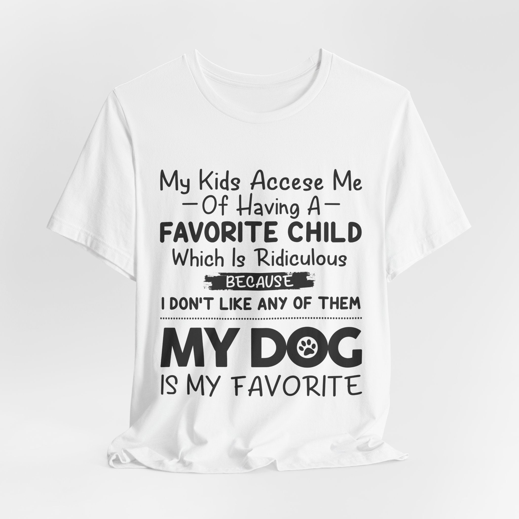 Dog Mom Est. T-Shirt | Cute Gift for New Dog Owners