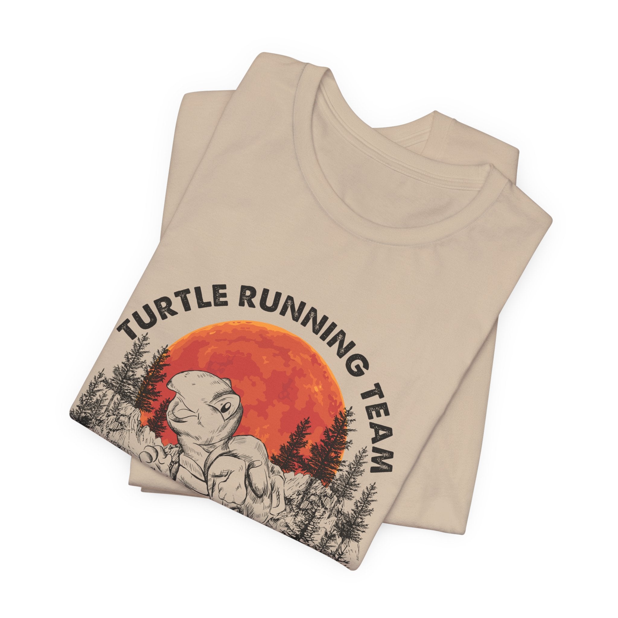 Turtle Running Team T-Shirt | Funny Outdoor Runner Gift