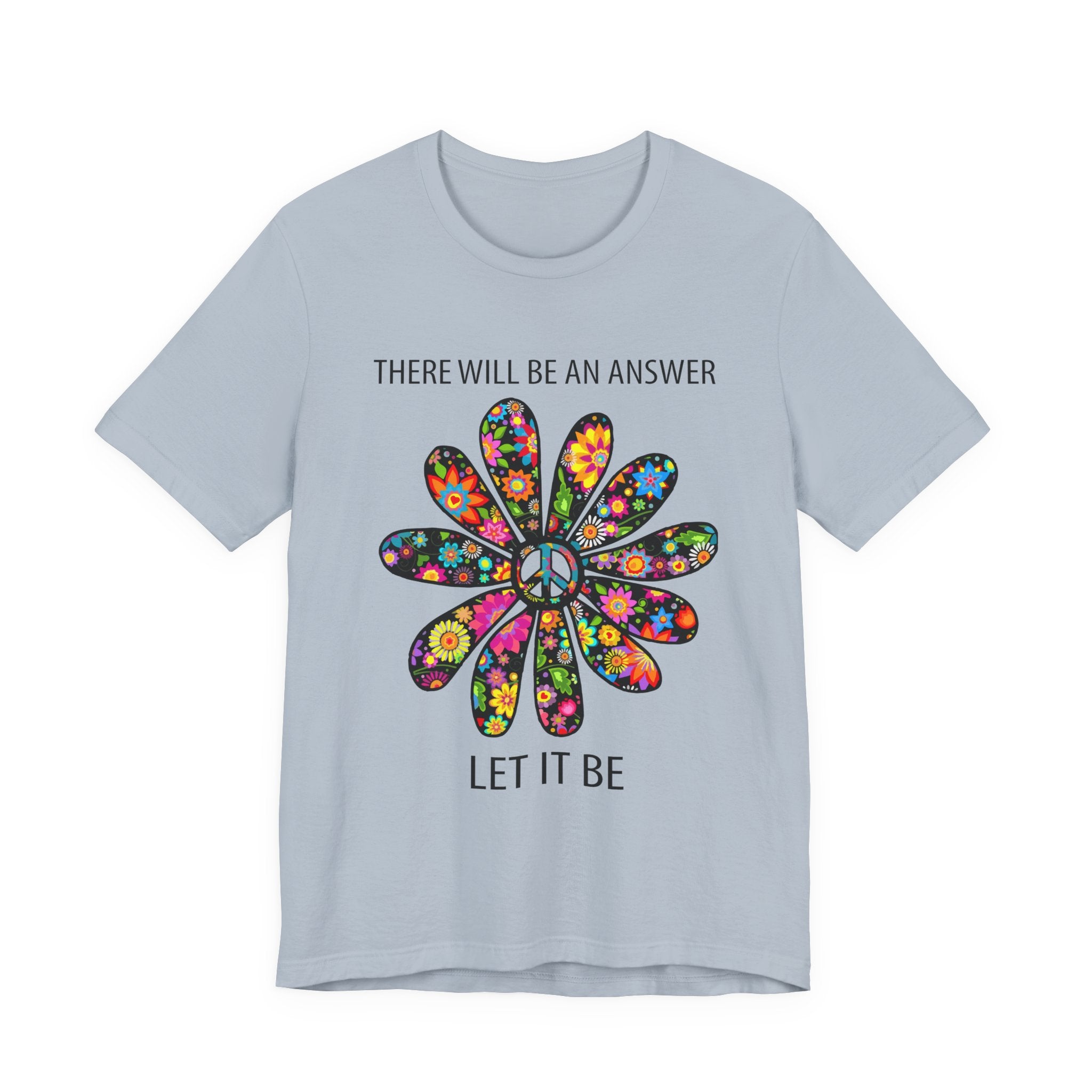 "Let It Be" Peace Flower T-Shirt | Hippie Soul Gift