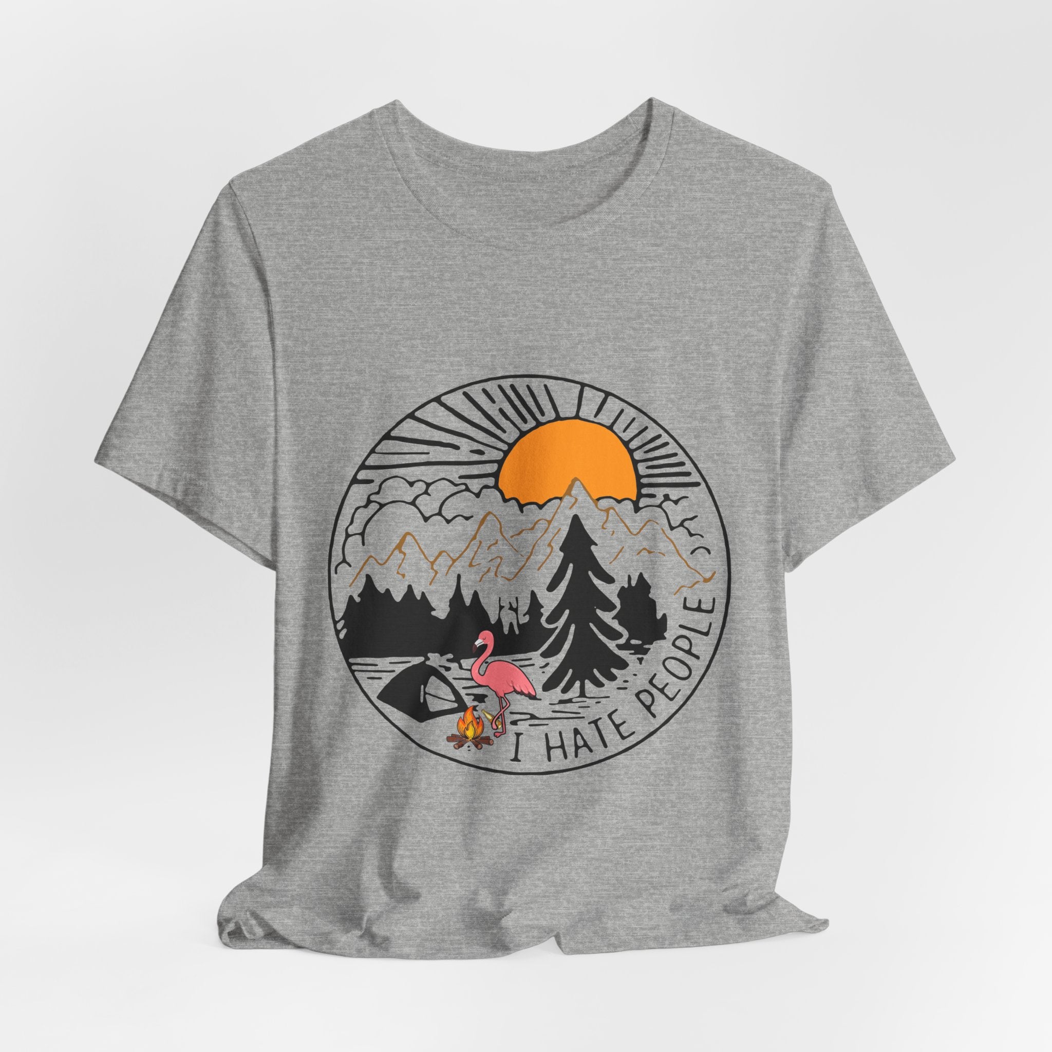 I Hate People Camping T-Shirt | Introvert Camper Gift