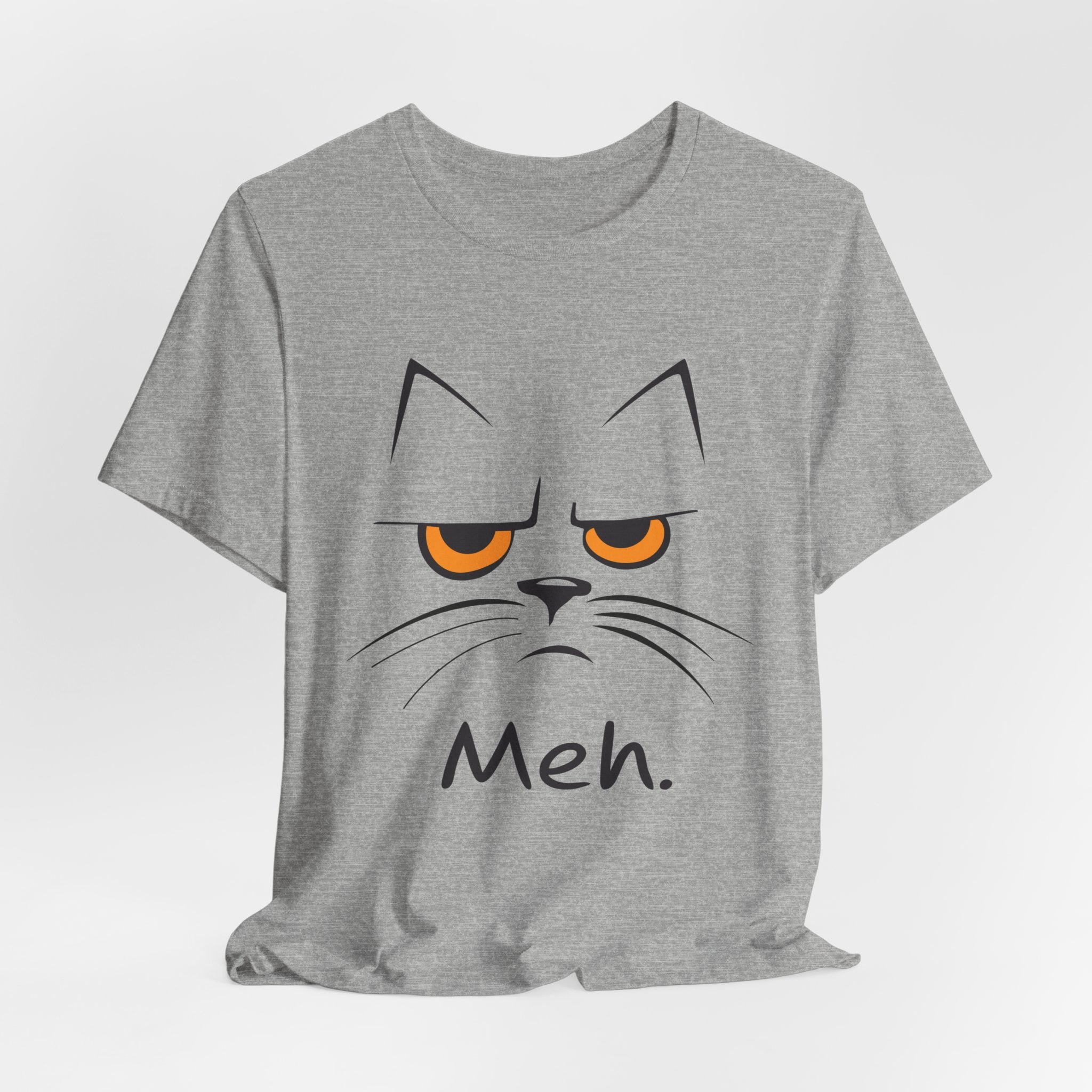 Meh. Grumpy Cat T-Shirt | Relatable Cat Lover Gift
