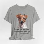 Jack Russell Steals Heart Bed Sofa T-Shirt | Dog Lover Gift