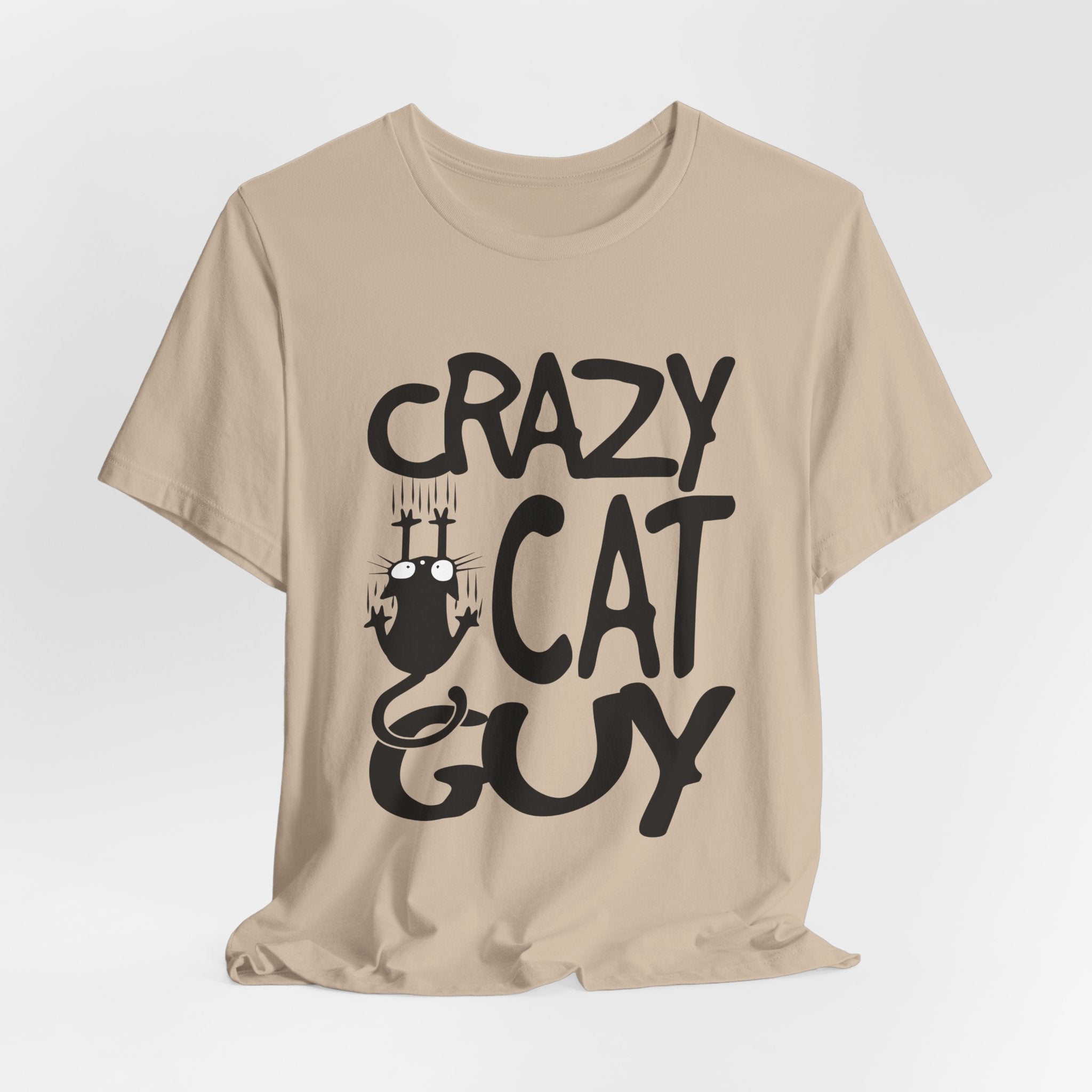 Crazy Cat Guy T-Shirt | Funny Cat Dad Gift