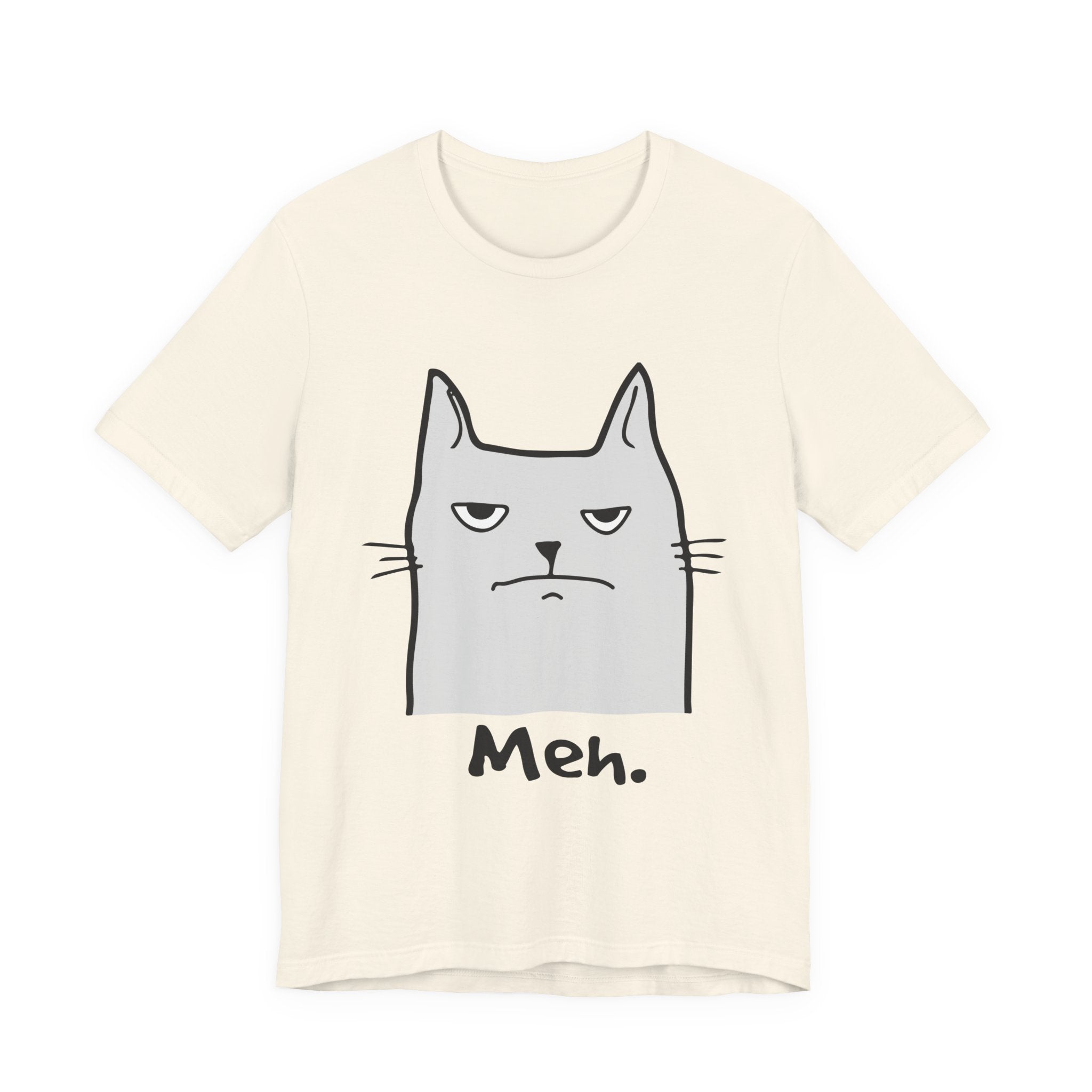 Meh. Grumpy Cat T-Shirt | Funny Cat Lover Gift