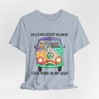 On A Dark Desert Highway Cats T-Shirt | Cat Lover Gift