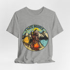 "I HATE PEOPLE" Bear Camping T-Shirt | Solitude Seeker Gift