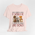 Hearts Like Dogs T-Shirt | Dog Lover Owner Gift