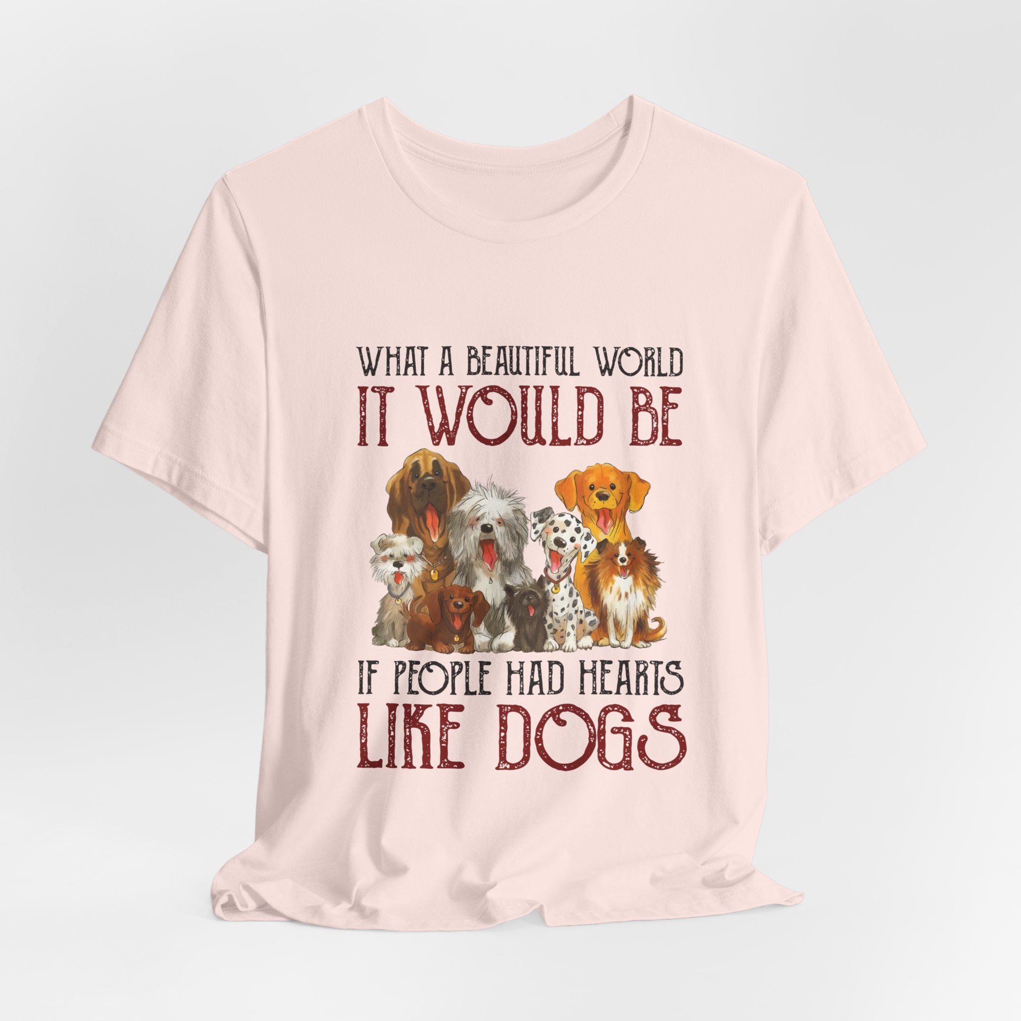 Hearts Like Dogs T-Shirt | Dog Lover Owner Gift