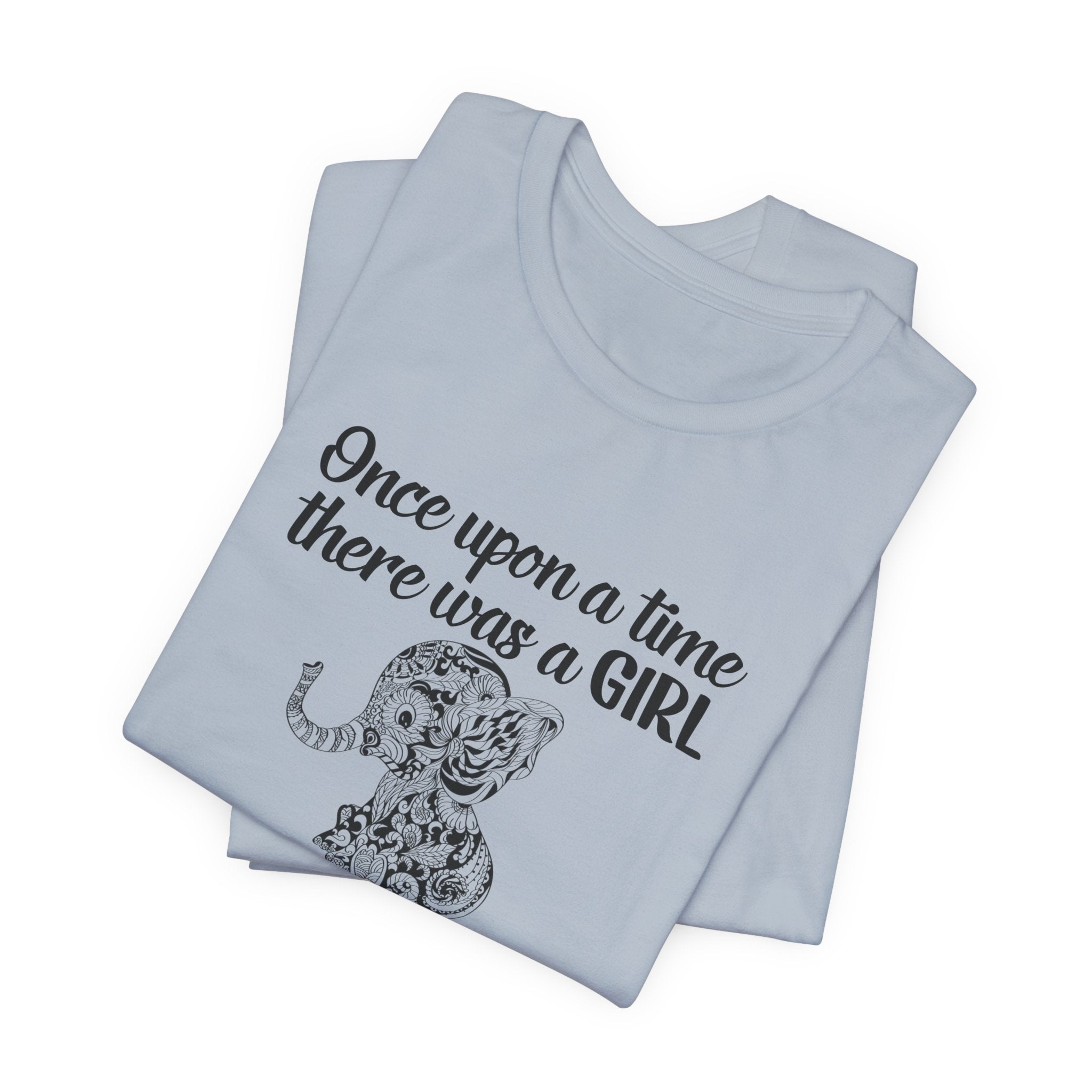 Girl Who Loved Elephants & Tattoos T-Shirt | Tattoo Lover Gift