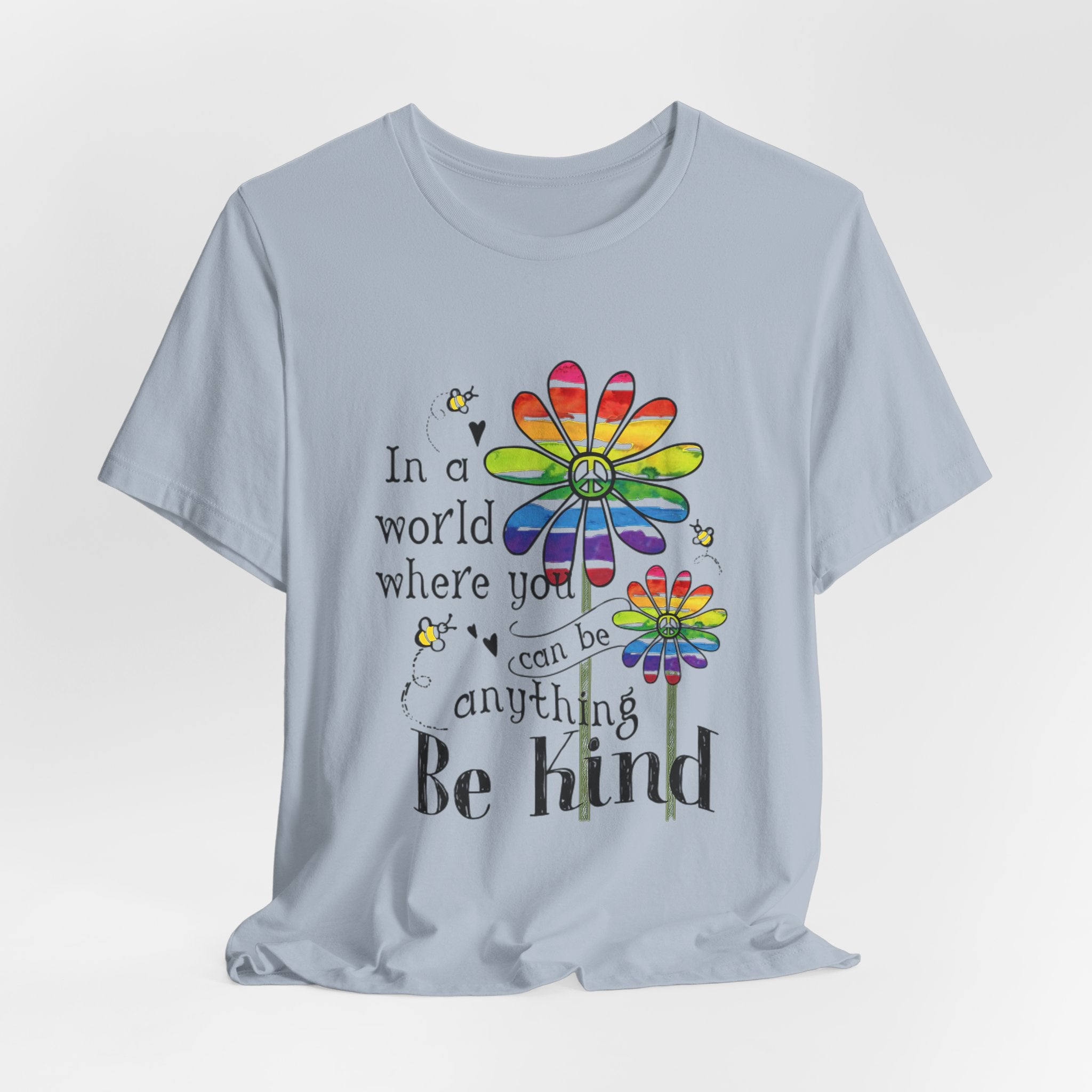 In A World Be Kind T-Shirt | Peace Lover Gift