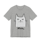 Meh. Grumpy Cat T-Shirt | Funny Cat Lover Gift