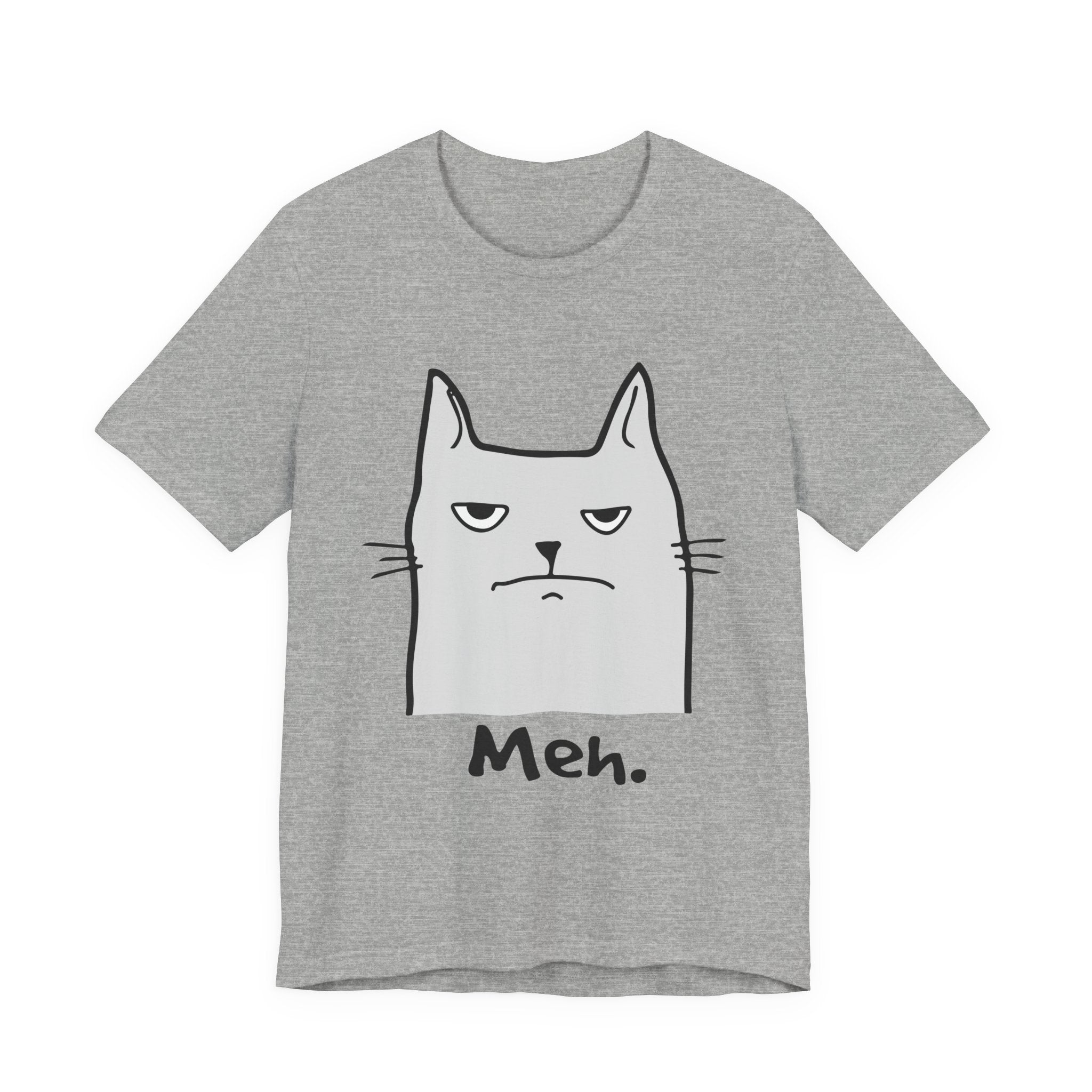 Meh. Grumpy Cat T-Shirt | Funny Cat Lover Gift