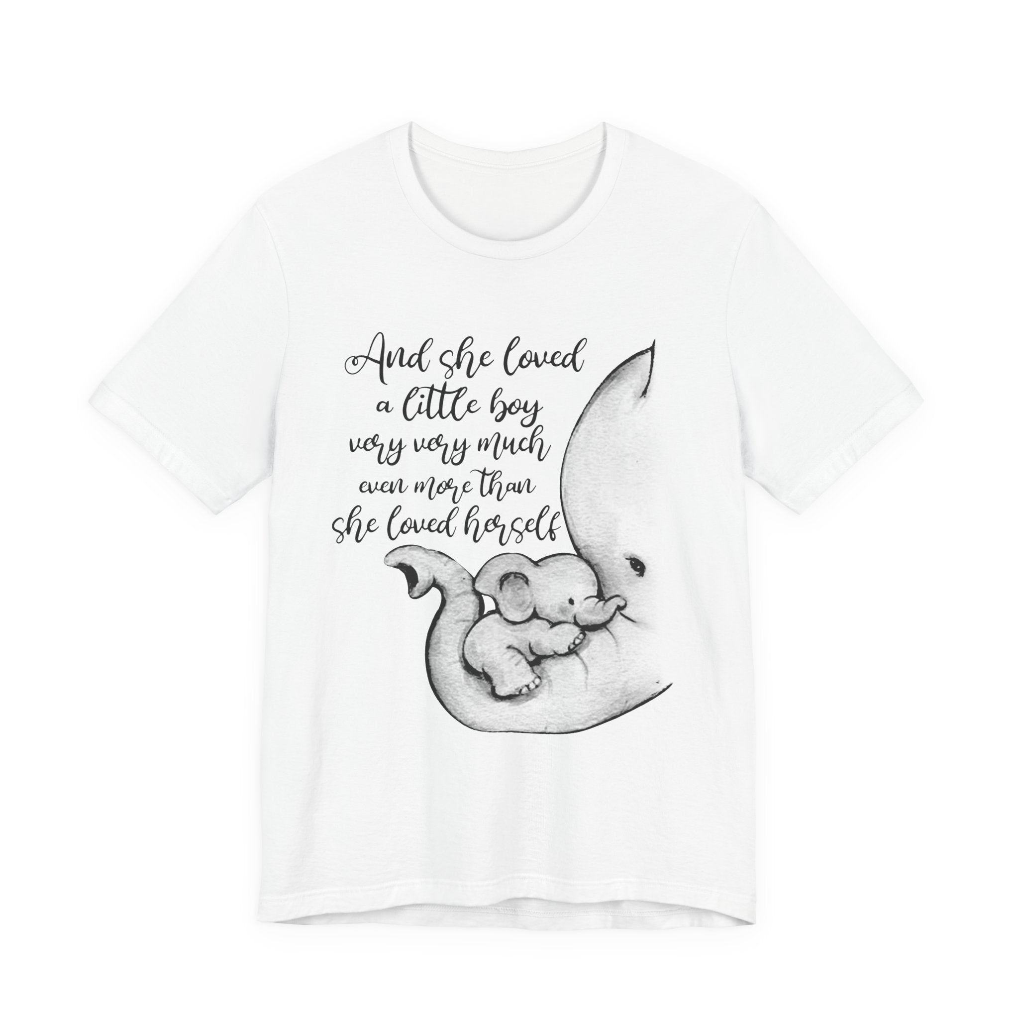 She Loved A Little Boy Elephant T-Shirt | Mom & Son Gift