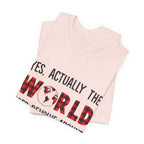 World Revolves Around My Dogs T-Shirt | Dog Lover Gift