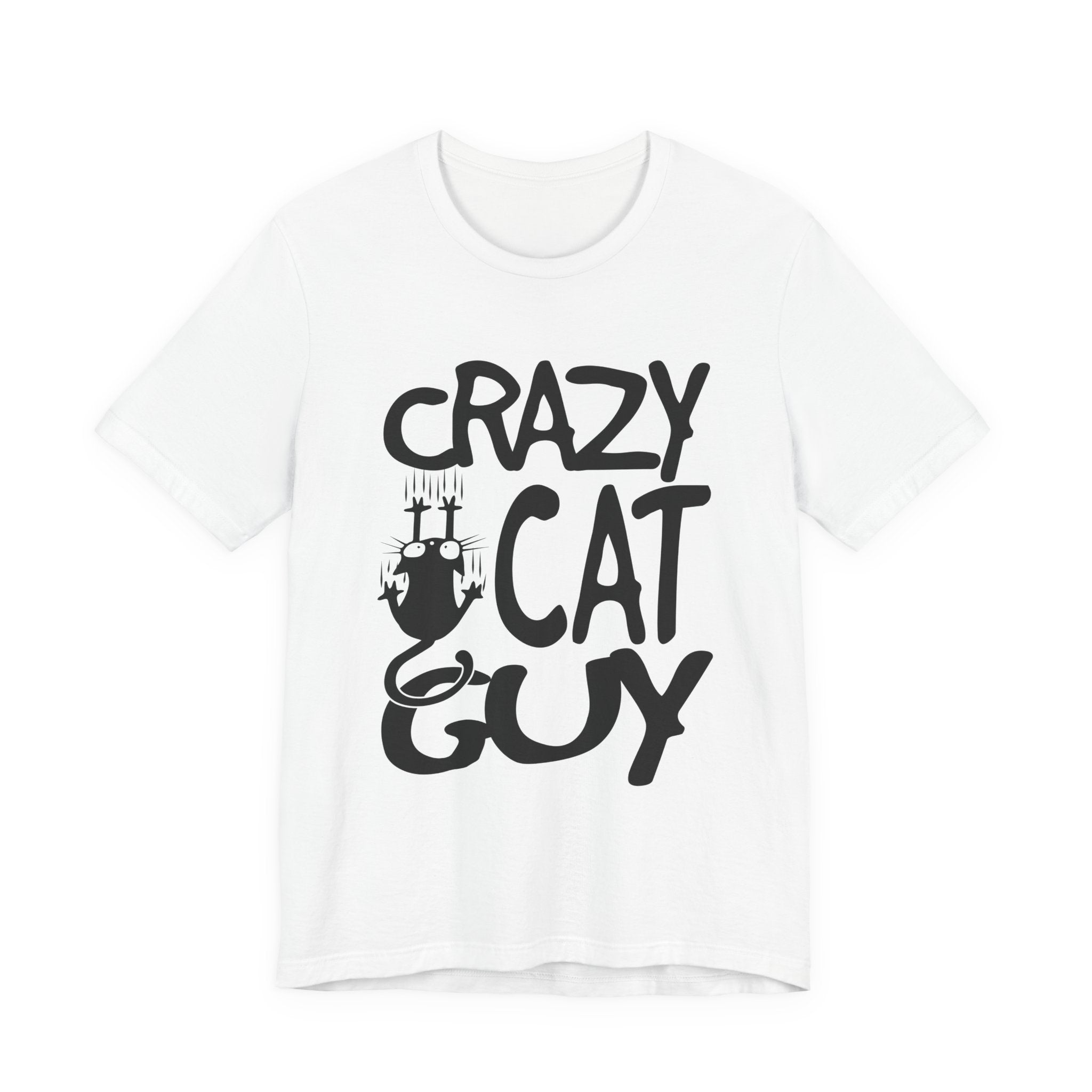 Crazy Cat Guy T-Shirt | Funny Cat Dad Gift
