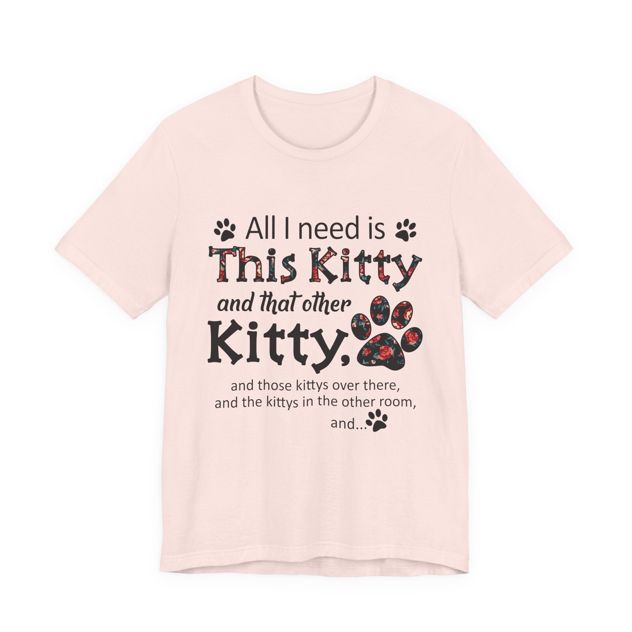 All I Need Is This Kitty T-Shirt | Crazy Cat Lover Gift