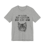 My Clothes 80% Cat Hair T-Shirt | Funny Cat Lover Gift