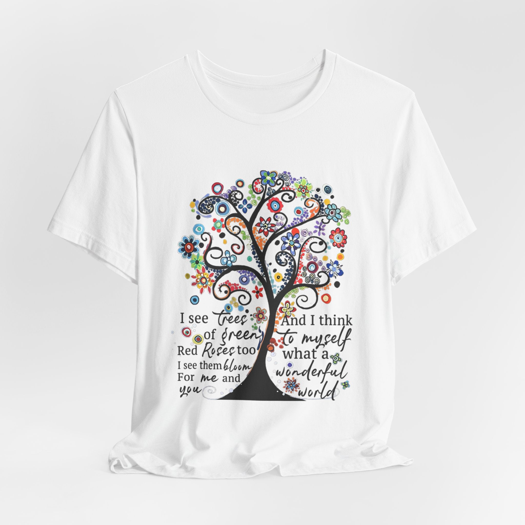 What a Wonderful World T-Shirt | Hippie Soul Gift