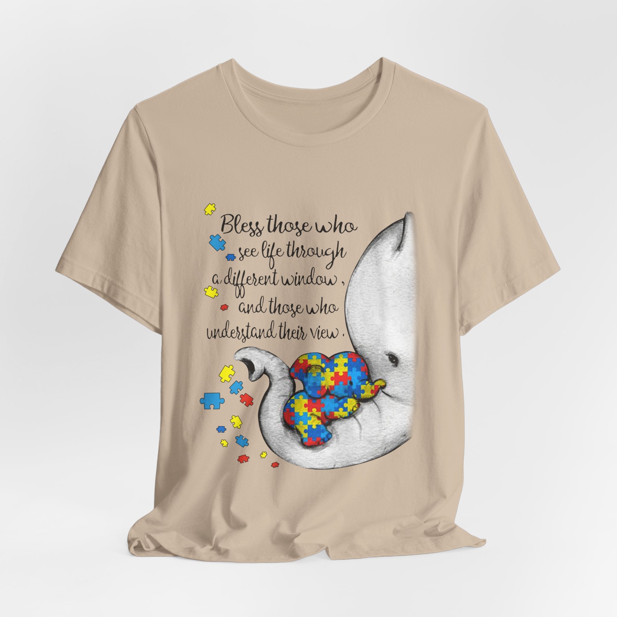 Bless Those Who See Life Differently T-Shirt | Autism Support Gift