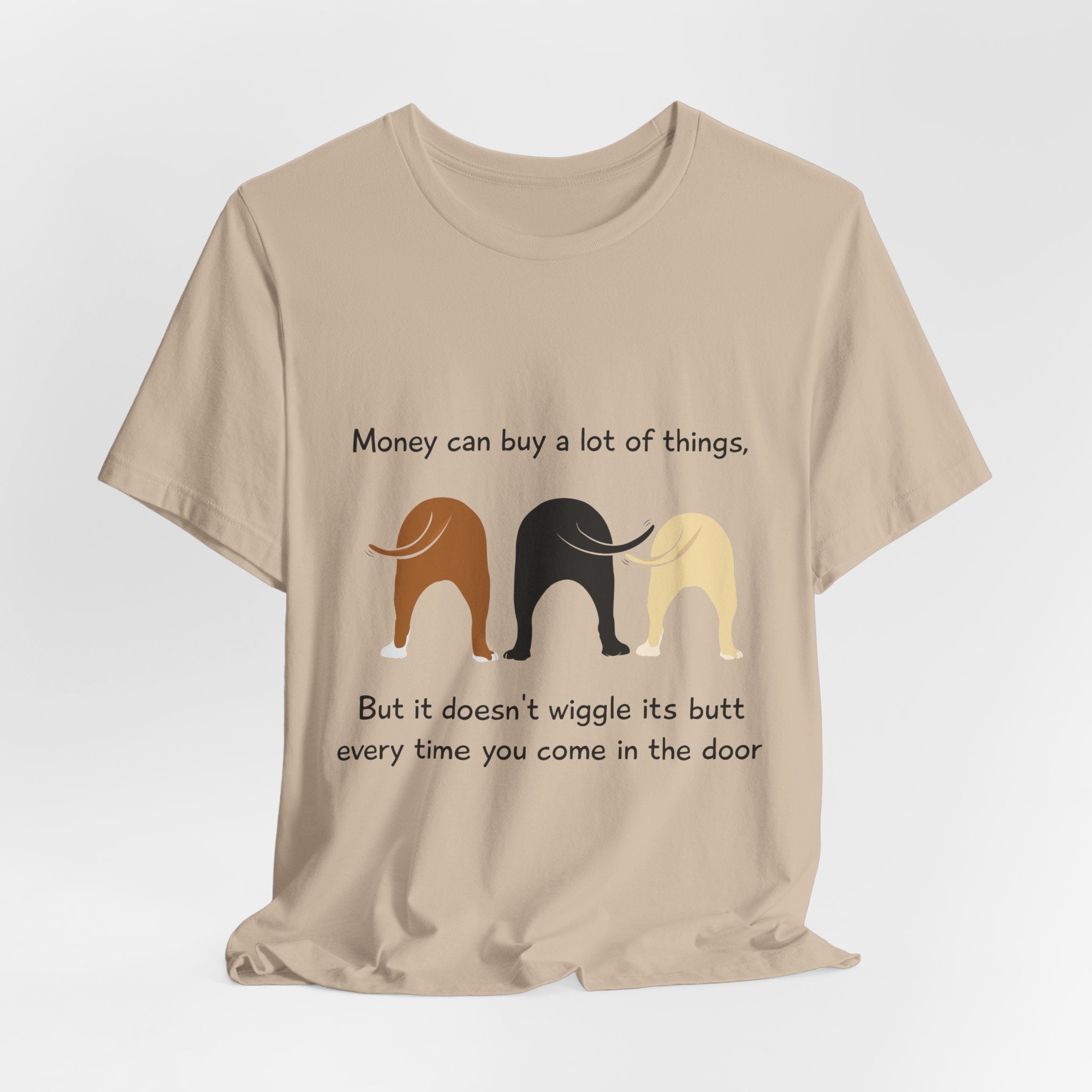 Wiggle Butt Dog Greeting T-Shirt | Dog Lover Gift