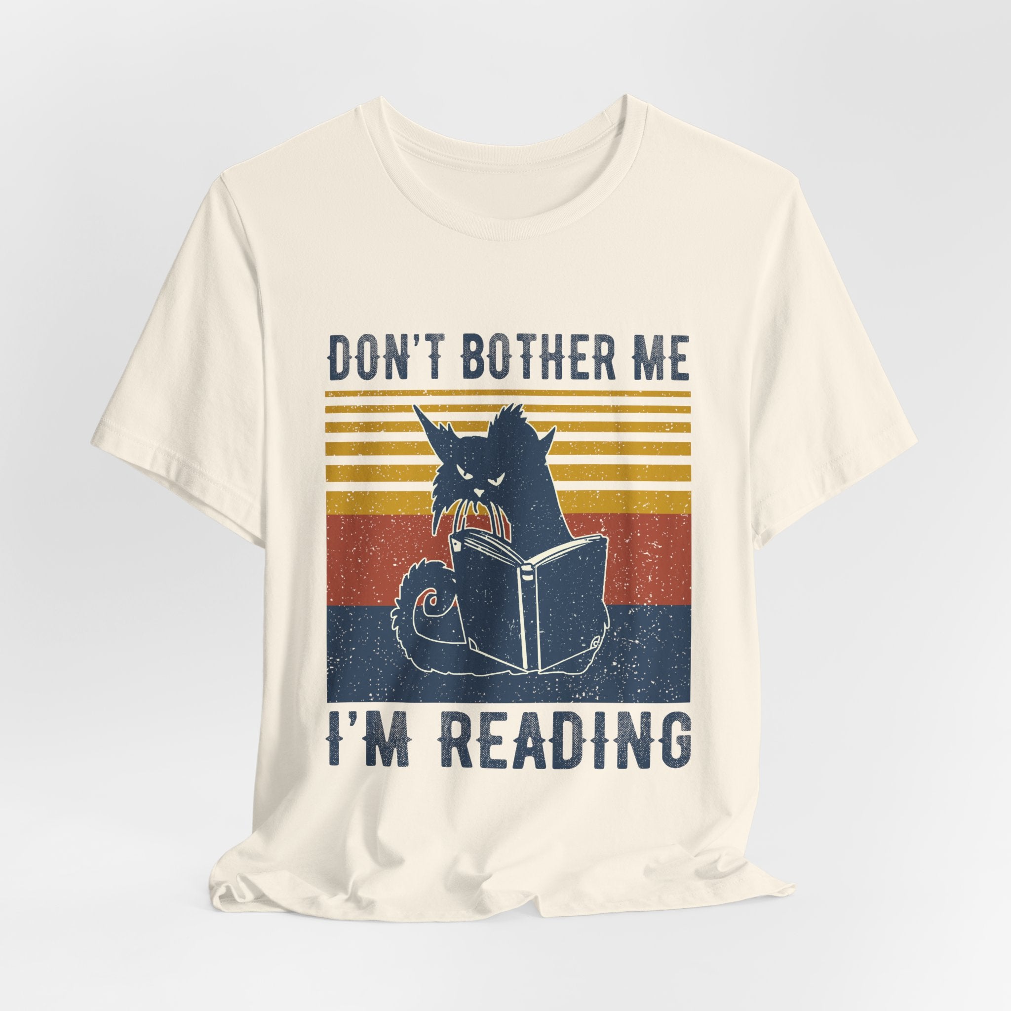 Don't Bother Me I'm Reading T-Shirt | Grumpy Cat Book Lover Gift