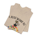 I Just Want To Read Books T-Shirt | Cat Lover Gift
